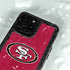 NFL San Francisco 49ers Distressed iPhone 15 Pro Waterproof Case